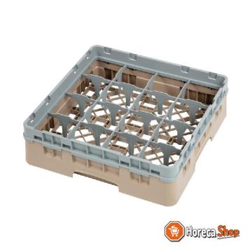 Camrack dishwashing basket with 16 compartments, max. glass height 9.2 cm