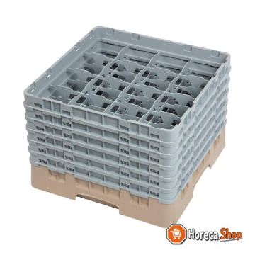 Camrack dishwashing basket with 16 compartments, max. glass height 29.8 cm