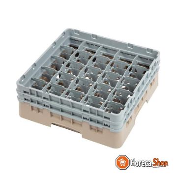 Camrack dishwashing basket with 25 compartments, max. glass height 13.3 cm