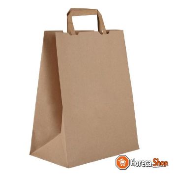 Large, compostable paper carrier bags