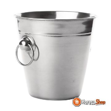 Stainless steel 18 10 ice bucket 1.4l
