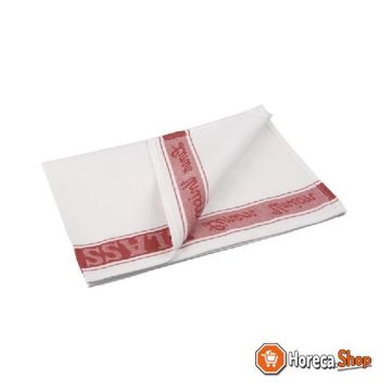 Glass cloth red