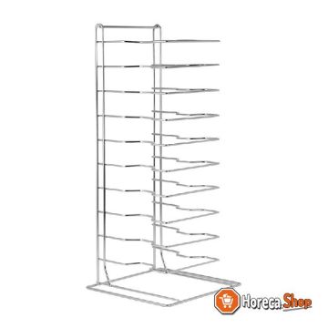 Rack for pizza plates 11 tiers