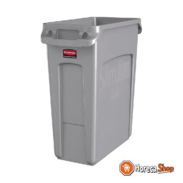 Slim jim container with air slots 60ltr