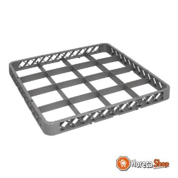 Rim for glass basket with 16 compartments