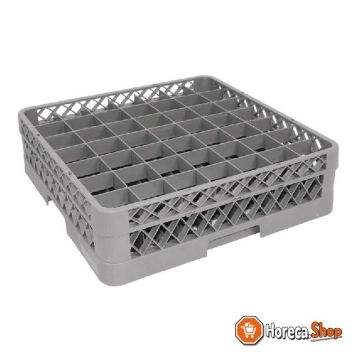 Frame for glass basket with 49 compartments