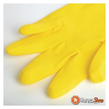 Vital 124 waterdichte werkhandschoenen geel - m