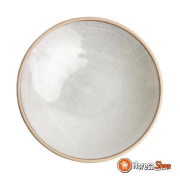 Canvas shallow dishes white 20cm