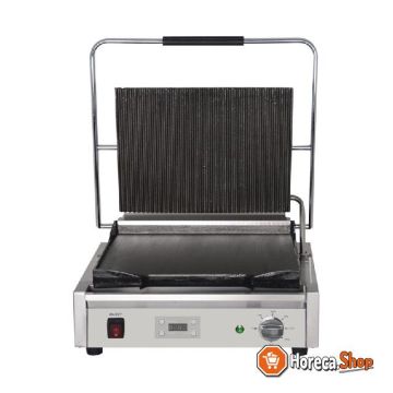 Single contact grill large groove   smooth