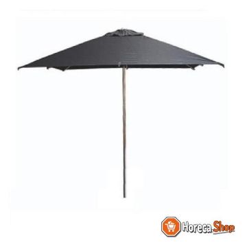 Eden milan vierkante parasol 2,5 x 2,5m zwart