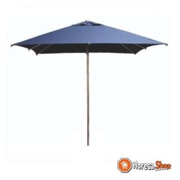 Eden milan vierkante parasol 2,5 x 2,5m blauw