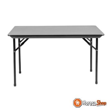 Abs rectangular folding table 1,22m
