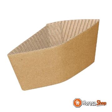 Corrugated paper cup sleeves for 35cl and 45cl cups