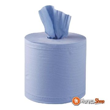 Centrefeed handdoekrollen blauw