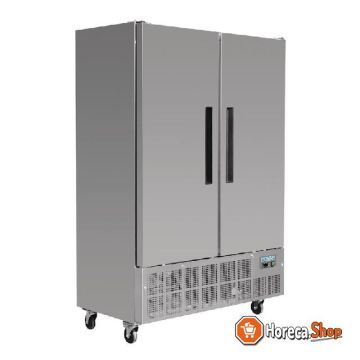 2-door slimline stainless steel freezer 960ltr