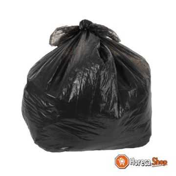 Large standard quality refuse bags black 10 pieces