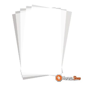 Greaseproof paper without print 25.5x40.6cm