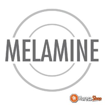 Pure vierkante melamine kom wit 12,5x12,5cm
