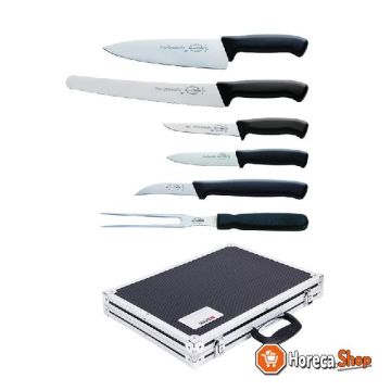 6-piece knife set in magnetic case