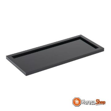 Bathroom presentation tray black