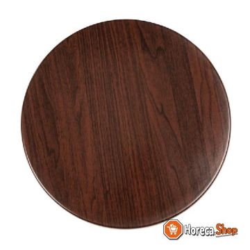 Round table top dark brown 60cm