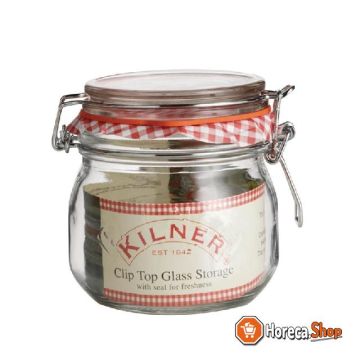 Weck jar with clip closure 0.5l
