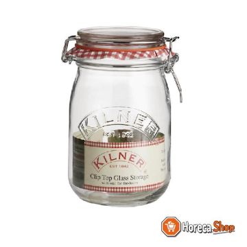 Weck jar with clip closure 1ltr