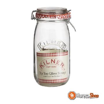 Weck jar with clip closure 2ltr