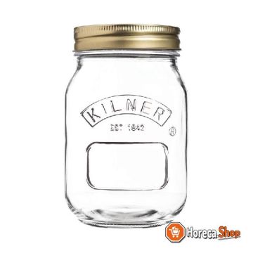 Weck jar with screw lid 0.5ltr