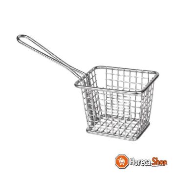 Stainless steel chip basket small