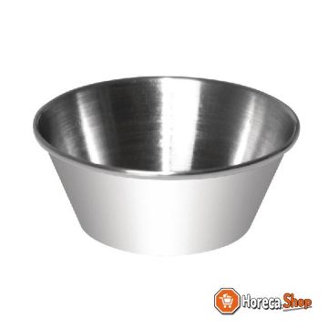 Stainless steel sauce bowls 4.5cl