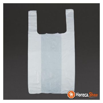 Large white plastic bags