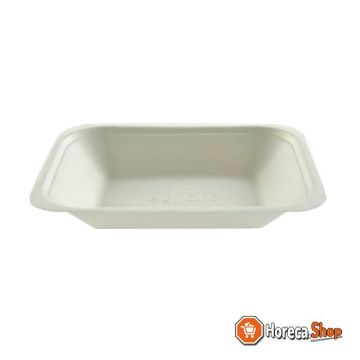 Compostable bagasse chips trays 17.5cm