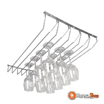 Glass rack with 5 slots