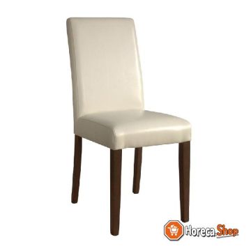 Leatherette chair cr