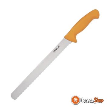 Soft grip pro serrated ham knife 28cm