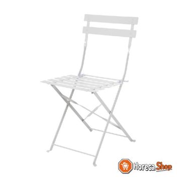 Steel folding chairs gray