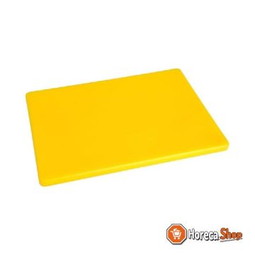 Ldpe cutting board yellow 305x229x12mm