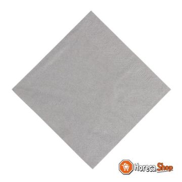 Lunch napkin 33x33cm gray