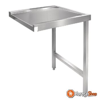 Feed-through table right 60cm