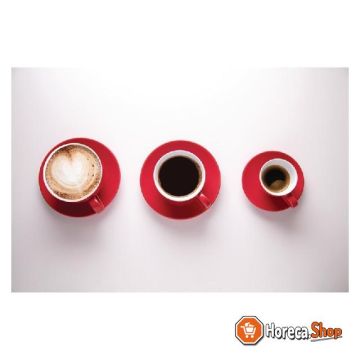 Café koffiekoppen rood 23cl