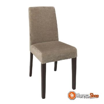 Dining chair beige 2 pieces