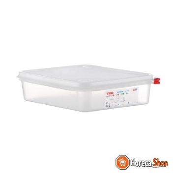 Gn1   2 food box with lid 4ltr