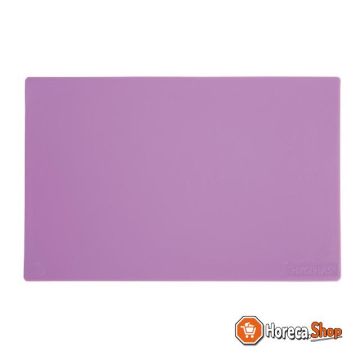 Ldpe cutting board purple 450x300x12mm