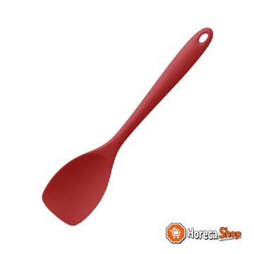 Kitchen craft silicone pot scraper spoon-shaped red 28cm