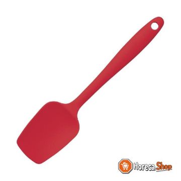Spatule de cuisine en silicone rouge 20cm