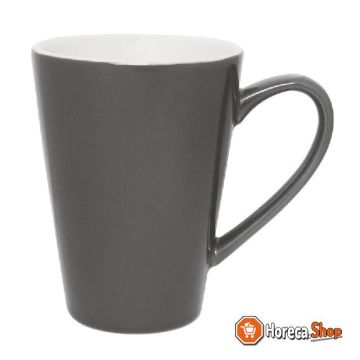 Café latte bekers grijs 34cl
