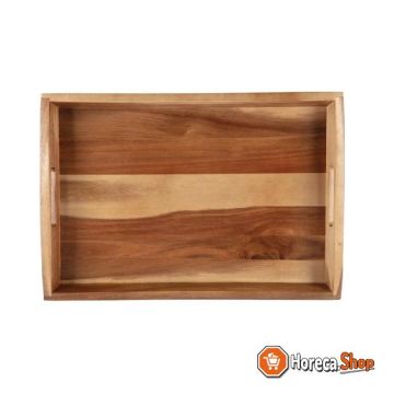 Tray acacia wood 51x35cm