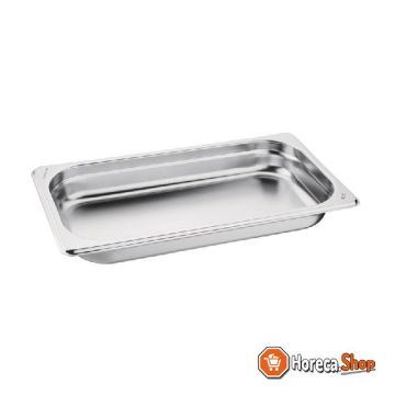 Stainless steel gn1   3 tray 40mm