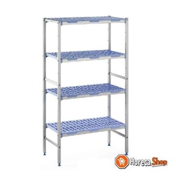 Line rack with 4 shelves 40x109cm